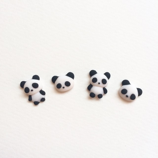 動物シリーズ 選べるパンダさん 3dネイルパーツ 4 Neph Nail １級ネイリストによる３dネイルパーツ ネイルチップ販売