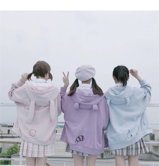 パステルカラーアニマルパーカーシャツ Dolly Clock