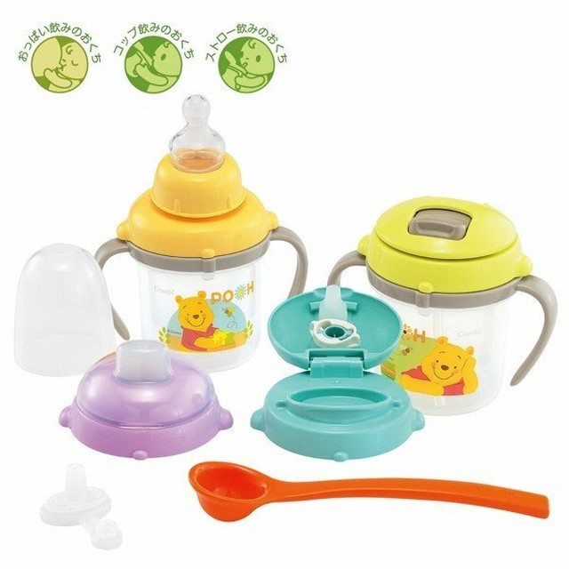 Combi コンビ テテオ パーティーマグ くまのプーさん Teteo 対象年齢 5カ月頃 Babyworld