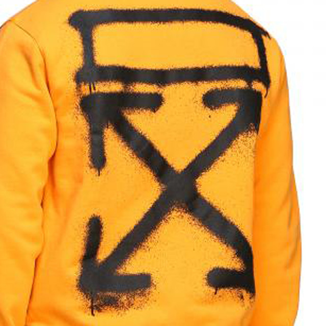 Off White オフホワイト Spray Painting Sweatshirt Omba025 オレンジ トレーナー メンズ Brillante ブリランテ