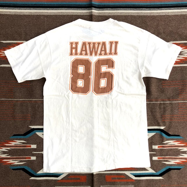 80 S Hawaii 86 ハワイ ビンテージ ナンバリング Tシャツ ベージュ L ヴィンテージ古着 アンティーク商品取扱い Black Smith ブラックスミス ミッドセンチュリー 昭和アンティーク