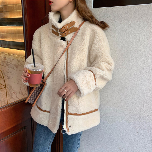 〈カフェシリーズ〉もこもこフライトジャケット【moco moco flight acket】