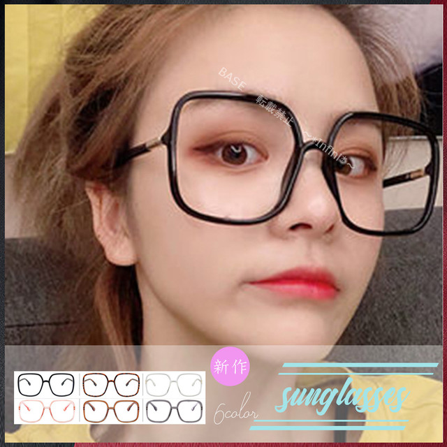 国内発送 サングラス レディース クリア アクセサリー 眼鏡 おしゃれ 四角 小顔効果 シンプル 新作 黒 メガネ 小物 カジュアル お出かけ 旅行 ショッピング Infini Arc En Ciel