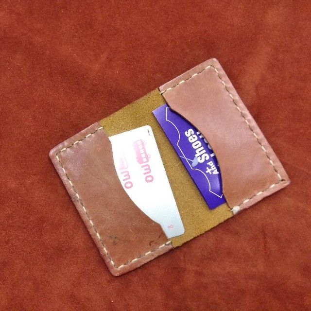 型紙 名刺入れ マチなし Pdfデータ And Leather 初心者 中級者のための革素材 レザークラフト用品のお店