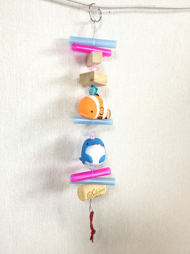 インコのおもちゃ ハンドメイド Bird Station