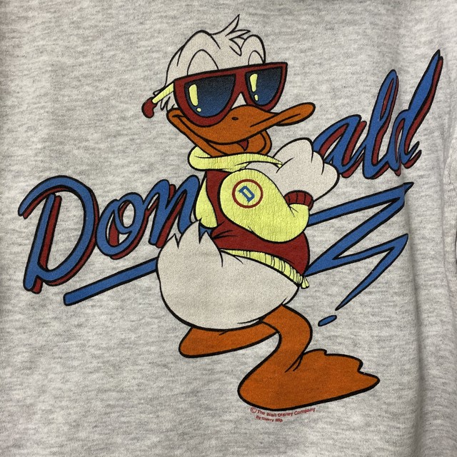 80s ディズニー ドナルドダック パーカー Disney ビンテージ Splashtoyandusedclothing