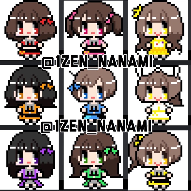 篠宮奈々美 アイコンデザイン ドット絵 いちぜん Web Shop