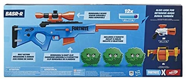 Jpcs Amazon Co Jp限定 ナーフ フォートナイト Basr R ボルトアクション Fortnite 自立型ターゲット スコープ クリップ ダーツ付属 正規品 E84 Japan Classic Store