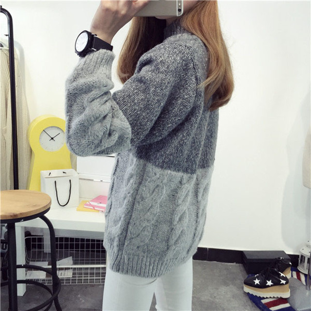 セーター レディース ケーブル編み バイカラー ニット Tricot By Arroser