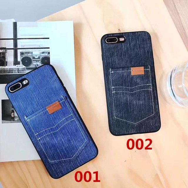 ジーンズ風 デニム Iphone8 Iphonexケース カードポケット付き Jpcasecase 携帯ケース 通販