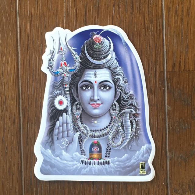 ステッカー シヴァ神 インド雑貨 Roshni