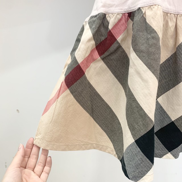 Burberry バーバリー One Piece ワンピース キッズ 子供服 ノバチェック柄 サイズ152cm ベビーピンク ｕｔａ５