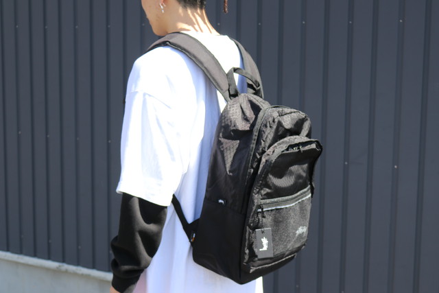 Stussy Diamond Ripstop Backpack Black ステューシー リュック バック