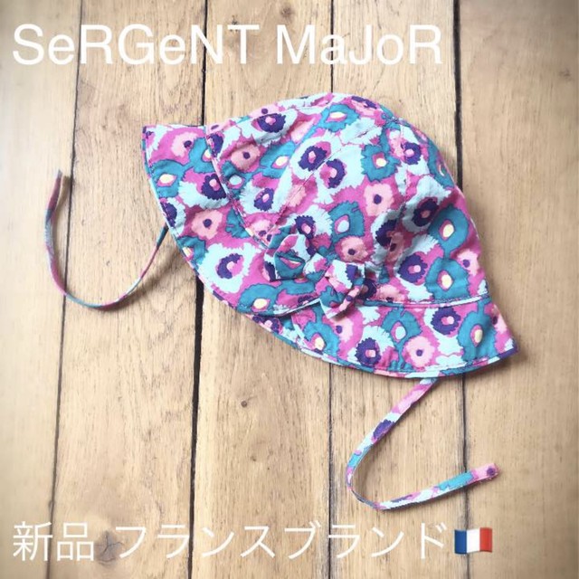 フランスブランド Sergent Major 子供帽子 花柄 Petits Anges プチアンジュ ベビー キッズ