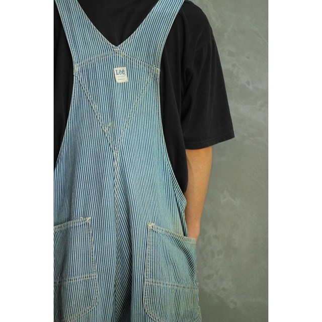 Vintage Lee ヒッコリーオーバーオール Cu 04 Cv