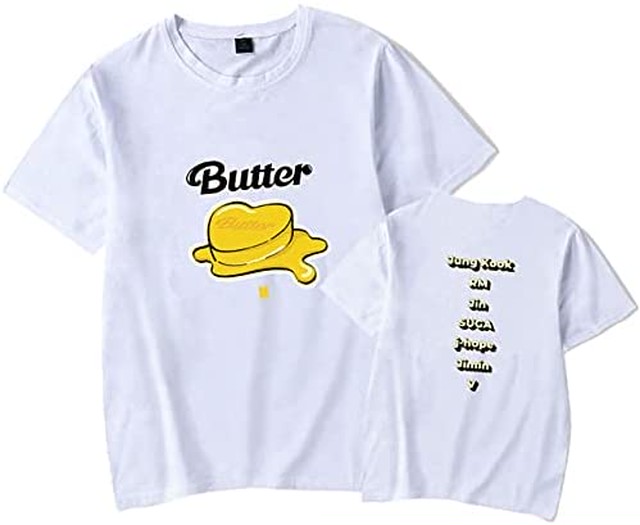 Jpcs 防弾少年団 Kpop Butter 応援服 Tシャツ 半袖シャツ 人気韓流グッズ 可愛い 漫画 コンサート ロゴ付き オシャレ スポーツ 運動 Hiphop 男女兼用 棉 上着 人気 ゆったり 3 Xs Japan Classic Store