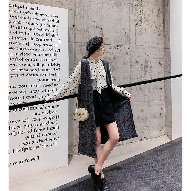 カーディガン レディース ロング丈 ロングカーディガン ノースリーブ ニット 無地 シンプル 大人かわいい 春 Yi716 Valentina210