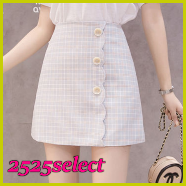 秋服 スカート パステルカラー タイトスカート 全2色 2525select