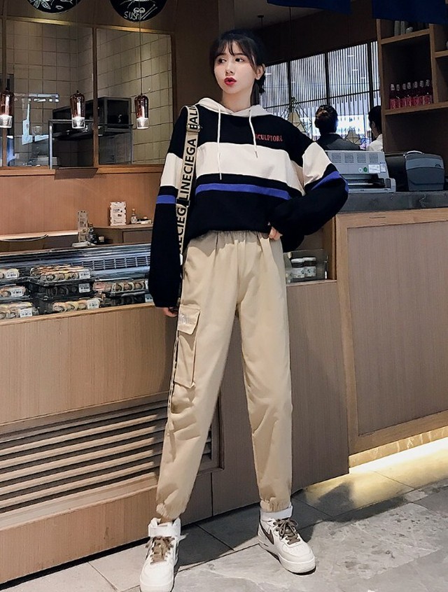 レディース カジュアルパンツ ウエストゴム ゆったり カーゴパンツ風 ジョガーパンツ カジュアル お出かけ 春 夏 秋 冬 Officewalaa オフィスワラア レディースファッション スタイル