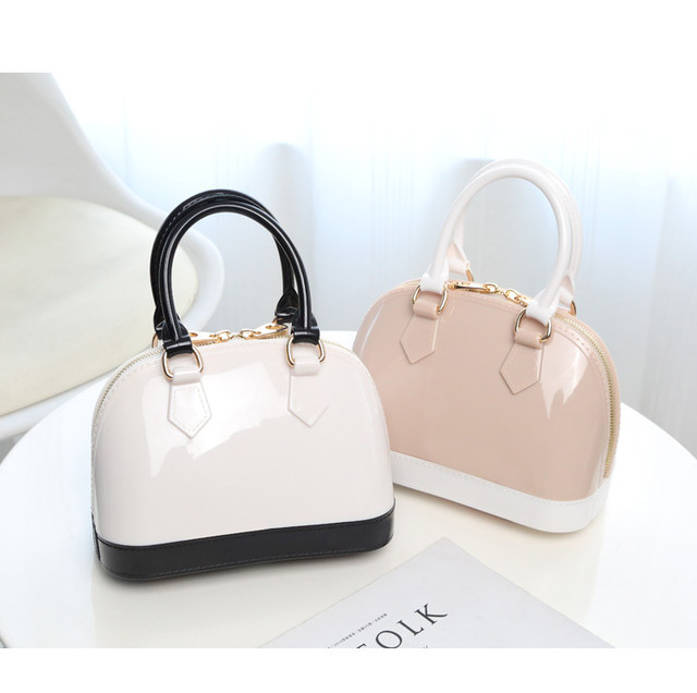 バッグ かわいい ボストン デート 通勤 通学 ショルダー ポーチ ソフト ハンドバック Crystalhk