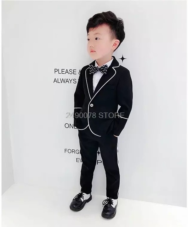 男の子・ブラックポップスーツ