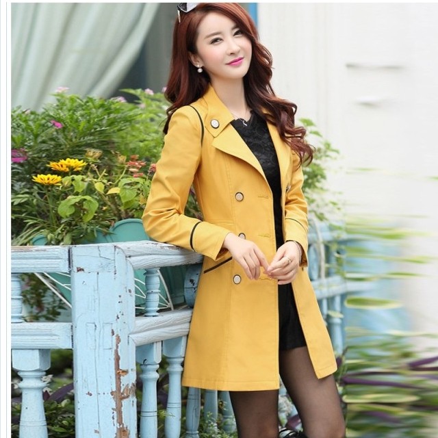 レディース ロングtシャツワンピース 大きいサイズ トレンチコート スプリング ジャケット 大人かっこいい ミディアム コート スリム ア Basecamp49