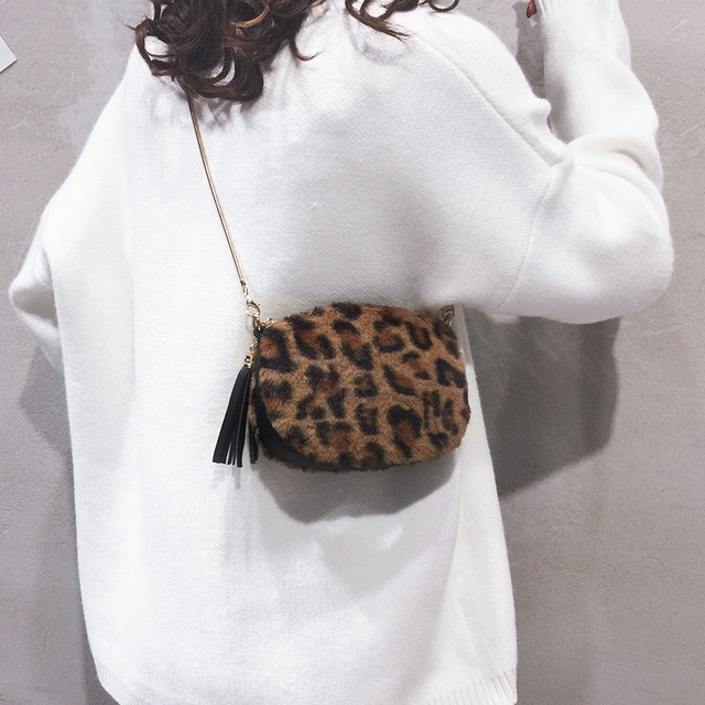ミニショルダーバック ショルダーバッグ ミニバック クラッチバッグ 2way 異素材ミックス ドッキングデザイン スクエア 取り外し可 チェーン アニマル柄 レオパード ヒョウ 秋 冬 レディース かわいいおんなのこ