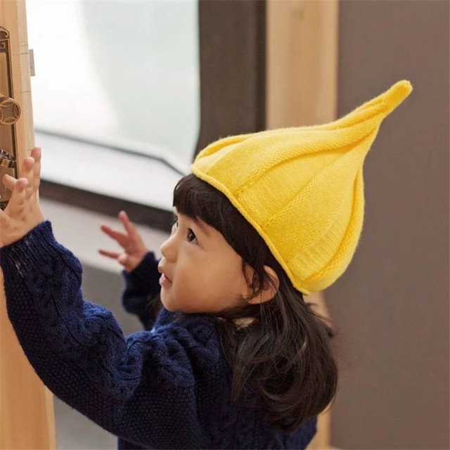 0048 即納 とんがり たまねぎ 帽子 ニット帽 10色 インポート子供服 男の子 女の子 2歳 インポート子供服と雑貨のお店 Hachi ハチ