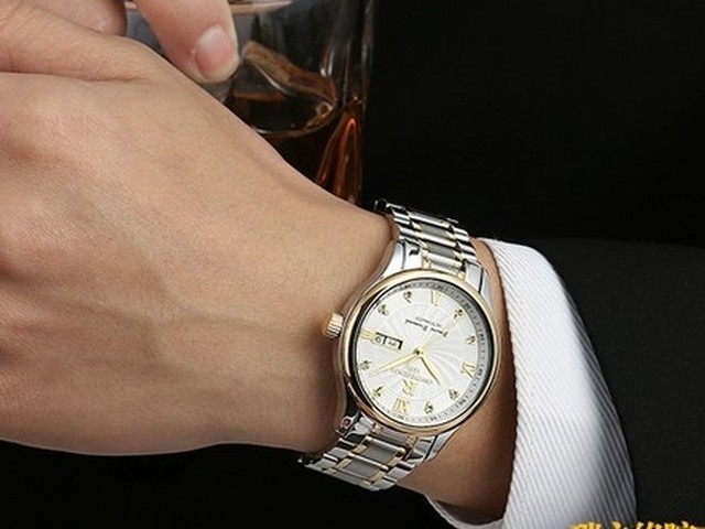 メンズ腕時計 シルバー ゴールド ビジネス ゴージャス Loja De Relogios