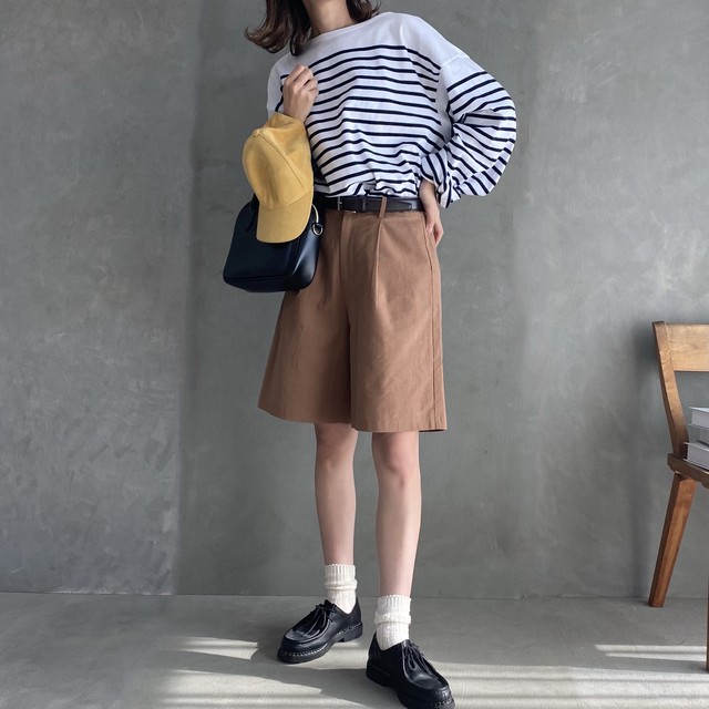 casual half pants セットアップ可