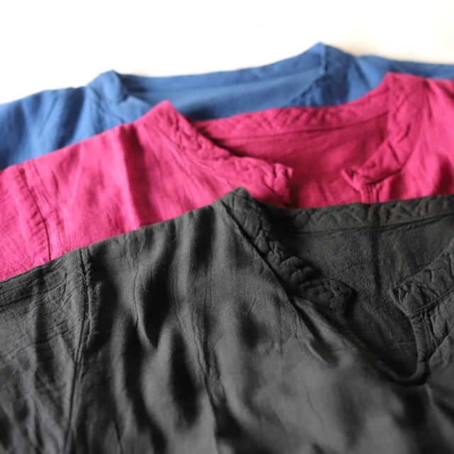 ヂェン先生の日常着 ふたえワンピース アトマダ寝具店