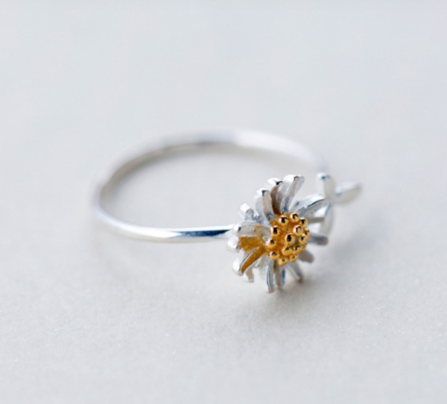 可愛い お花 フラワー リング 指輪 フリーサイズ Starry