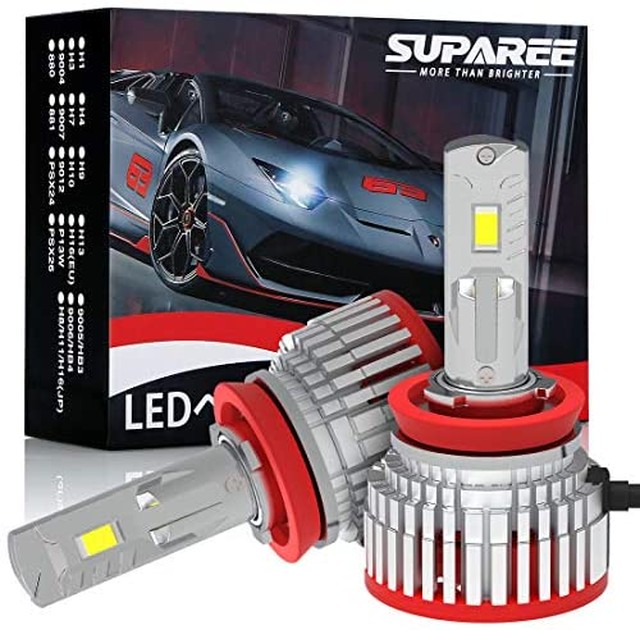 Jpcs 明るさ革命 Suparee H8 H11 H16 Led ヘッドライト フォグランプ 新車検対応 ロービーム ハイビーム 12v 24v車対応 45wハイパワー ホワイト 6500k lm 45w ファン付き Ledバルブ 2個入り 3年保証 Az Japan Classic Store