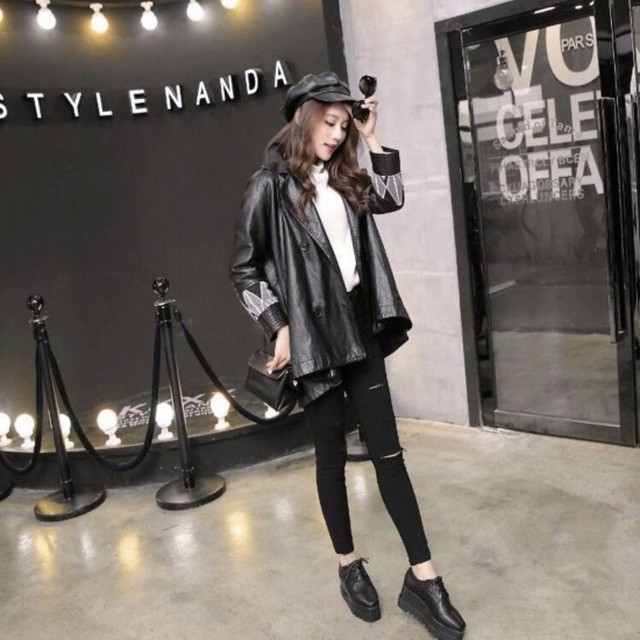 オックスフォード シューズ レディース 厚底 黒 韓国 プラットフォーム 黒 オックスフォード シューズ レディース 厚底 黒 韓国 プラットフォーム オールブラック エッジ 安定感 歩きやすい Leaflower 001 リーフラワー レディースファッション専門店