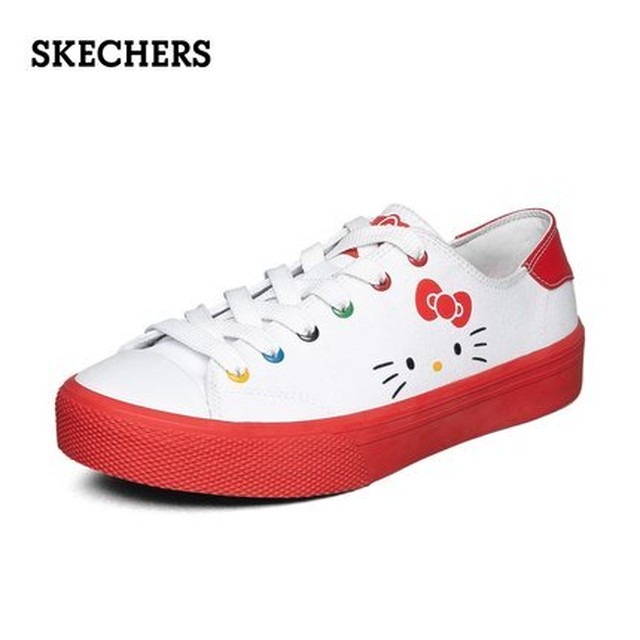 Skechers Hello Kittyレディーススニーカーグリーン Afromafin