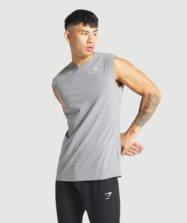 Gymshark ジムシャーク Critical Sleeveless Tee グレー 海外サイズ Relaxboystore Powered By Be Bold Corp