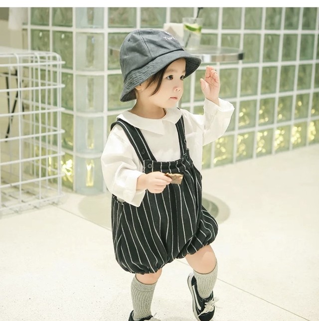 秋 冬 サロペット ロンパース かぼちゃパンツ 子供服 Re Baby