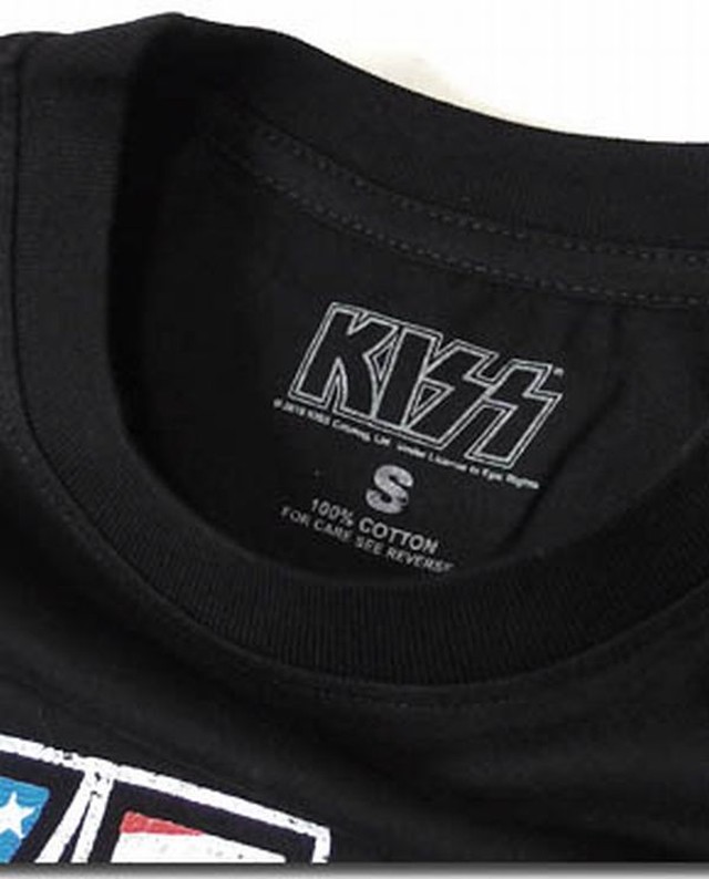 半袖 Tシャツ カットソー トップス メンズファッション ロックフェス オススメ 伝説 ロックバンド Kiss キッス メンバー 箔ロゴ プリントtシャツ ダンス ロック系コーデ バンドtシャツ ロゴプリント バンドt カラー箔プリント キラキラ光る 正規ライセンス 並行輸入商品