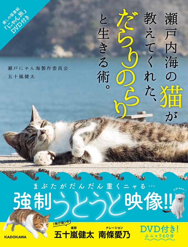 瀬戸内海の猫が教えてくれた だらりのらりと生きる術 Dvd付き写真集 猫雑貨のお店 飛び猫商店