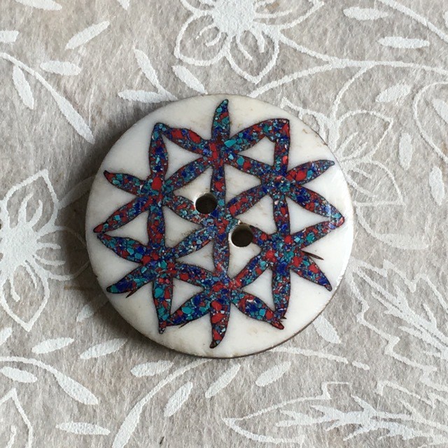 フラワーオブライフ ドレスチュニック 花緑青 Bluearth And Pema