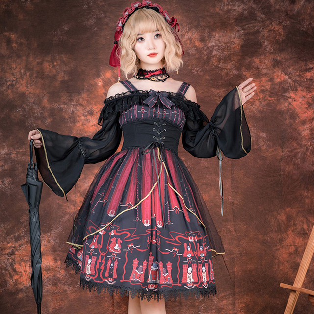 Lolita Op Dress ロリータドレス ワンピース ロリィタ ゴスロリ 日常用 お茶会 撮影 Cosplay イベント 春夏秋 長袖 ロリ 大きいサイズ Xxs Xs S M L Ll 3l 4l Mintcat