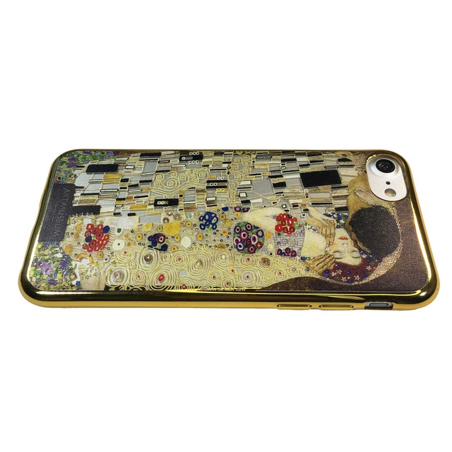 液体無し Artify Iphone Se 第２世代 6 6s 7 8 メッキtpuケース クリムト キス Aj Klimt World