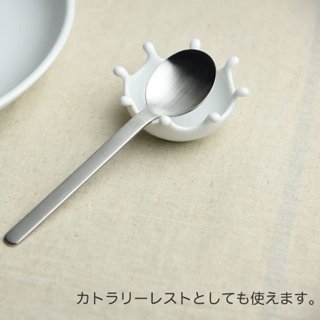 深山 アミューズ ミルククラウンdrops 白磁 豆小皿 雑貨屋カンフィ