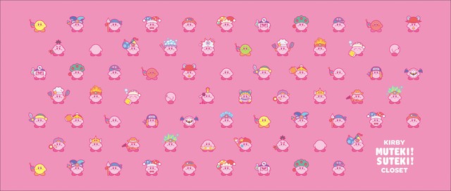 星のカービィ KIRBY MUTEKI! SUTEKI! CLOSET フェイスタオル / エンスカイ