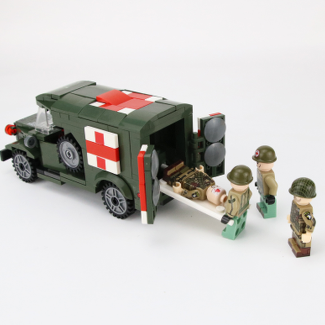 レゴ特殊部隊車両 米軍 レゴ互換 救急車 ミニフィグ 武器 負傷兵 レスキュー アメリカ軍 兵士 ミリタリー 戦争 第二次世界大戦 知育玩具 Happy Hobby インポートセレクトショップ レゴ特殊部隊車両 米軍 レゴ互換 救急車 ミニフィグ 武器 負傷兵 レスキュー アメリカ軍 兵士 ミリタリー 戦争 第二次世界大戦 知育玩具 Happy Hobby インポートセレクトショップ