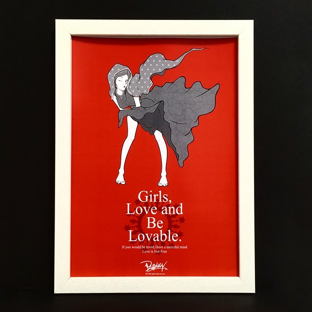 ミニポスター Girl Love And Be Lovable B ゴウマデン