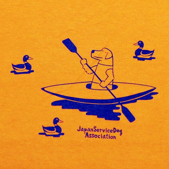 ネモトさんｔシャツ カヌー 社福 日本介助犬協会チャリティグッズショップ