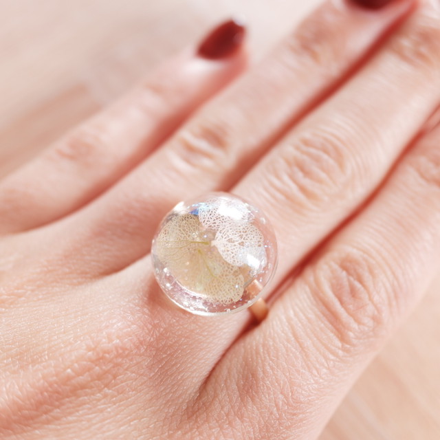 012 大人可愛い紫陽花のリング Cute Ring ᵕ 指輪 Mp Magic Point
