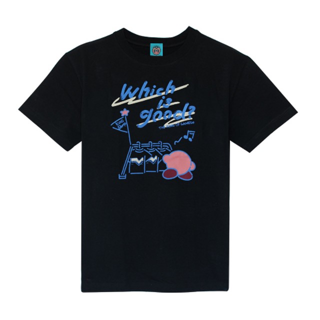 星のカービィ Which is good? Tシャツ(ブラック) / THE KING OF GAMES
