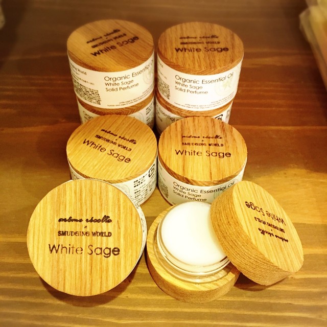 髪 財布 お札の浄化 ホワイトセージ ソリッドパフューム 練り香水 Tsuryu 鶴龍 オンラインショップ